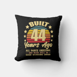 Vor 44 Jahren Alle Teile Original 44. Geburtstag Kissen