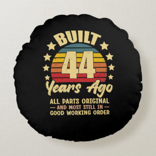 Vor 44 Jahren Alle Teile Original 44. Geburtstag Rundes Kissen