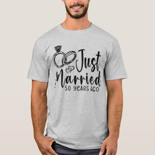 Vor 50 Jahren frisch Vermählt 50. Hochzeitstag T-Shirt