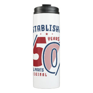 Vor 50 Jahren gegründet   Geburtstagsgeschenk Idee Thermosbecher