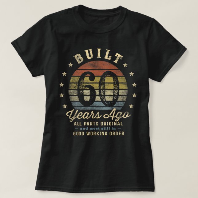 Vor 60 Jahren gebaut - Alle Teile Original Geschen T-Shirt (Design vorne)
