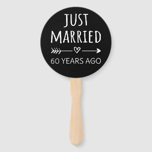 Vor 60 Jahren gerade verheiratet Fächer