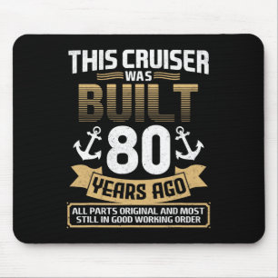 Vor 80 Jahren Gebaut Vintage 80 Jahre Alt 80. Gebu Mousepad