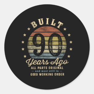 Vor 90 Jahren gebaut, alle P Original 90. Runder Aufkleber
