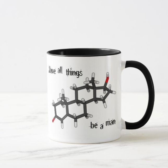 Vor allem sind Sachen, ein Mann.  Tasse (Rechts)