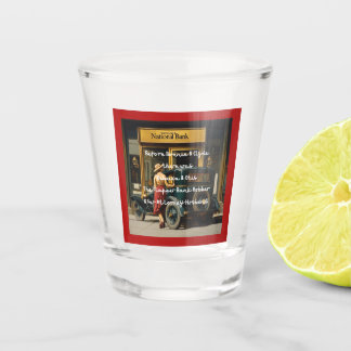 Vor Bonnie & Clyde Texas hatte Rebecca & Otis Schnapsglas