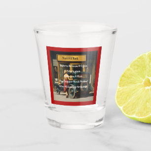 Vor Bonnie & Clyde - The Flapper Bank Robber Schnapsglas