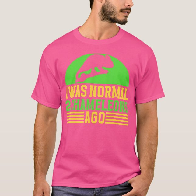 Vor Chameleon war ich normal T-Shirt (Vorderseite)
