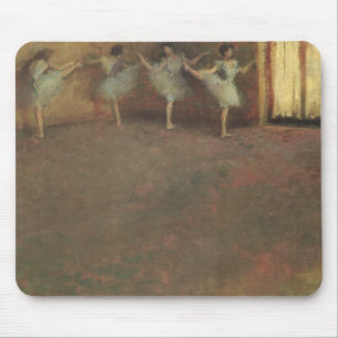 Vor dem Ballett von Edgar Degas, Vintage Fine Art Mousepad