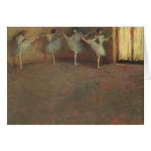 Vor dem Ballett von Edgar Degas, Vintage Kunst