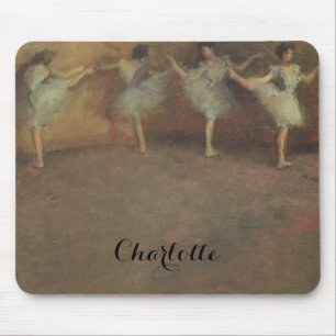 Vor dem Ballett von Edgar Degas, Vintage Kunst Mousepad