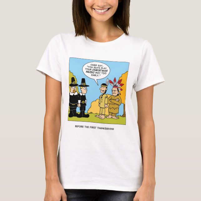 Vor dem ersten Erntedank T-Shirt (Vorderseite)