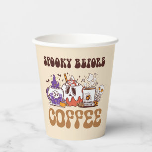 vor dem Kaffee heiß Pappbecher