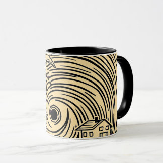 vor dem Meer aufsteigende Sonne,mug Tasse
