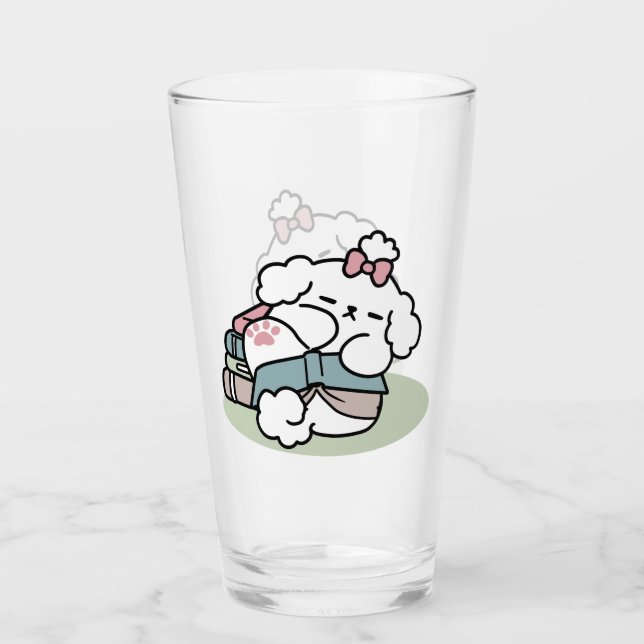 Vor dem Schlafengehen mit meinem Nachwuchs - Buch  Glas (Vorderseite)