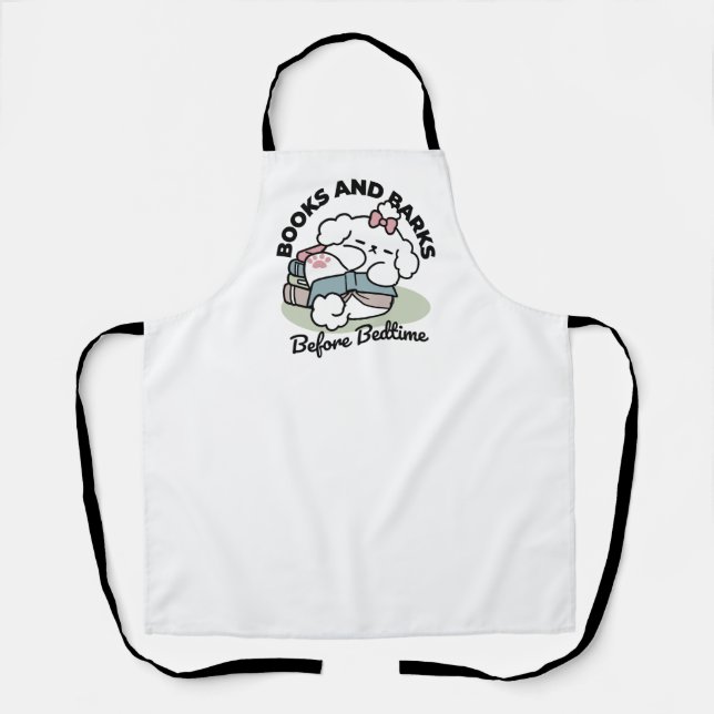 Vor dem Schlafengehen mit meinem Nachwuchs - Buch  Schürze (Vorderseite)