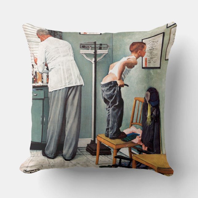 Vor dem Schuss oder am ärztlichen Anschlag Kissen (Vorderseite)