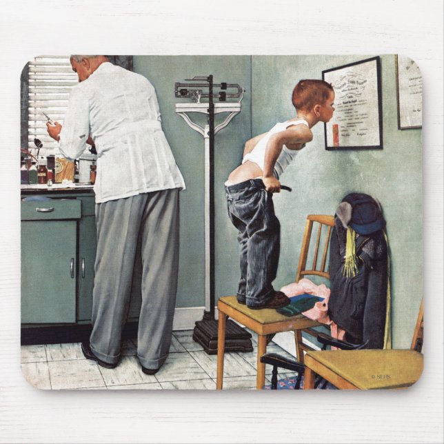 Vor dem Schuss oder am ärztlichen Anschlag Mousepad (Vorne)