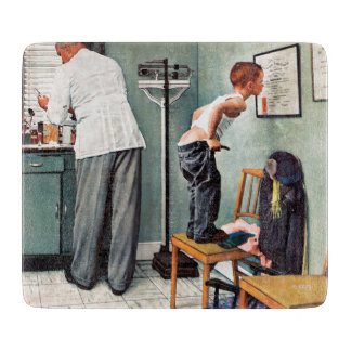 Vor dem Schuss oder am ärztlichen Anschlag Schneidebrett