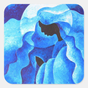 Vor dem Song 2012 Quadratischer Aufkleber