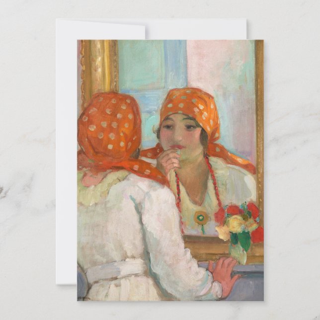 Vor dem Spiegel | Henri Lebasque (Vorderseite)