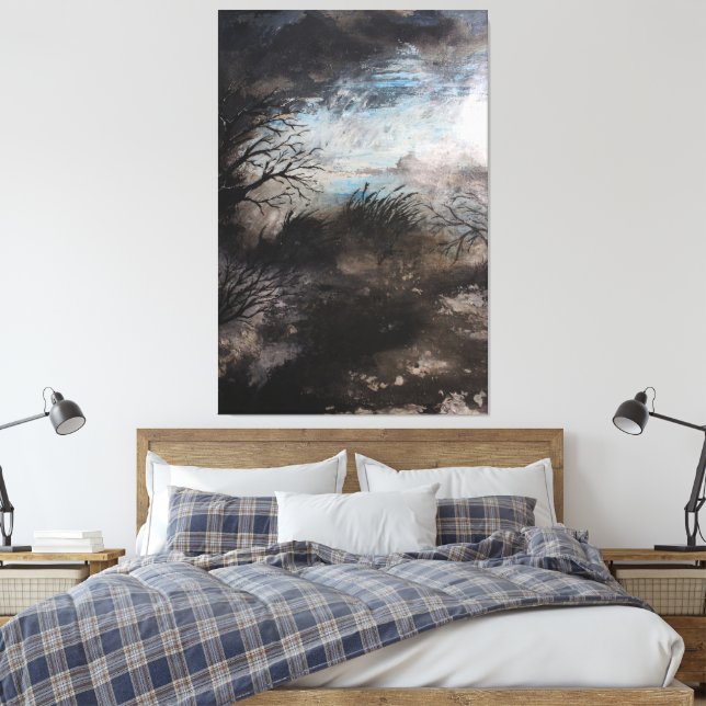 Vor dem Sturm Leinwanddruck (Insitu (Schlafzimmer))