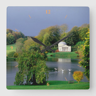 Vor dem Sturm Quadratische Wanduhr