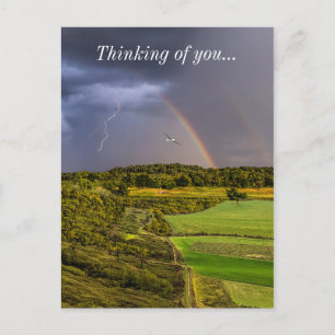 Vor dem Sturm schmerzhaft Postkarte