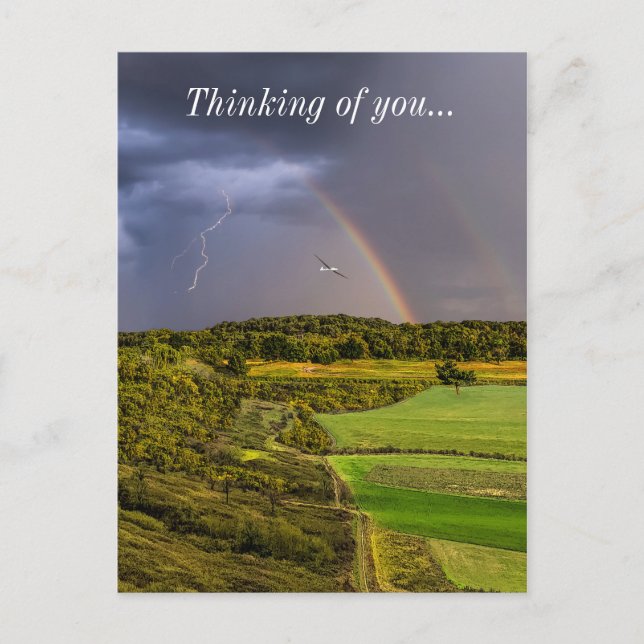 Vor dem Sturm schmerzhaft Postkarte (Vorderseite)