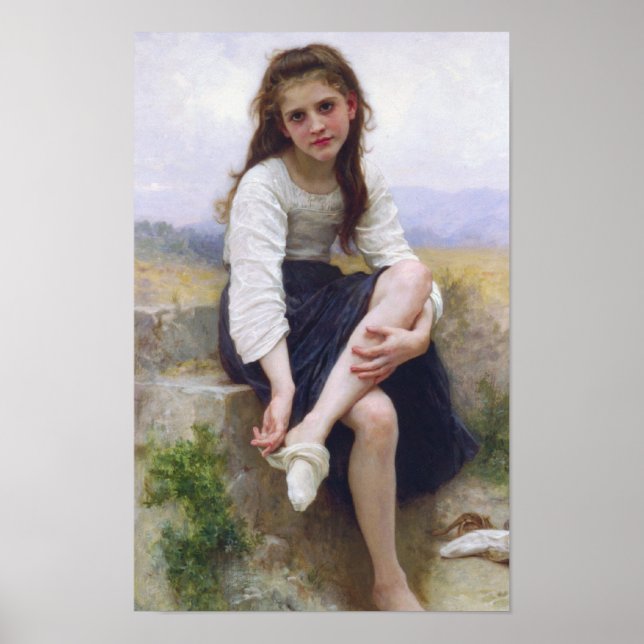 Vor dem Tod von William Bougereau Poster (Vorne)