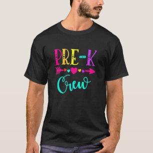 Vor der Crew Lehrer erster Schultag T-Shirt