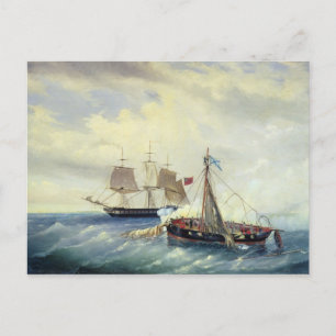 Vor der Küste der Insel Nargen Postkarte