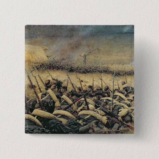 Vor der Offensive 1877-78 Button (Vorderseite)