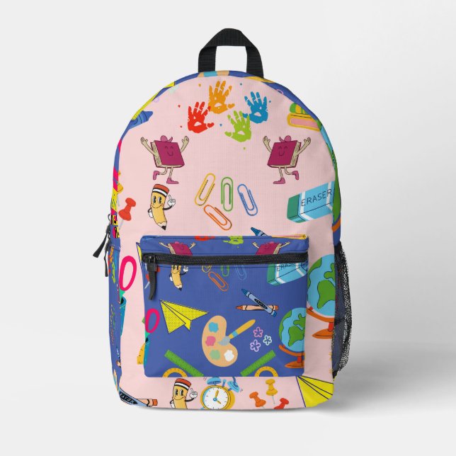 Vor der Schulzeit Bedruckter Rucksack (Vorderseite)