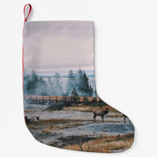 VOR DER SONNE IM YELLOWSTONE NATIONALPARK KLEINER WEIHNACHTSSTRUMPF