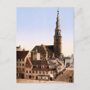 Vor Frelsers Kirke Church Our Savior Copenhagen Postkarte
