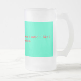 vor jugendlich Anime-Tasse Mattglas Bierglas