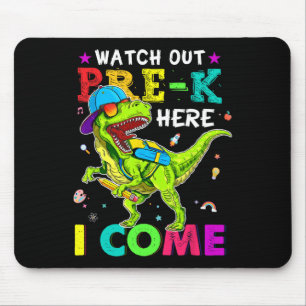 Vor K komme ich Dinosaurier zurück zum Schulkind Mousepad