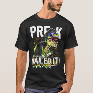 Vor-K Nailit T Rex Dinosaur Graduation Cap Gown T-Shirt