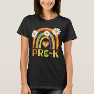 Vor-K-Regenbogen zurück zu den Lehrern der Schule T-Shirt