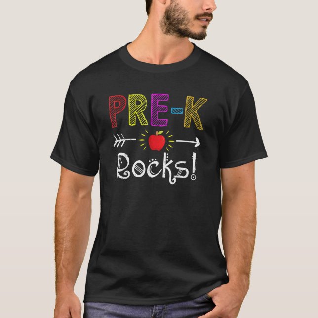 Vor-K-Rocks-Lehrerin T-Shirt (Vorderseite)