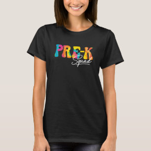 Vor-K Squad Gefärbte Krawatte Lehrschule Te T-Shirt