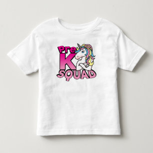 Vor-K Unicorn Squad 1. Tag der Schule Kinder Shirt