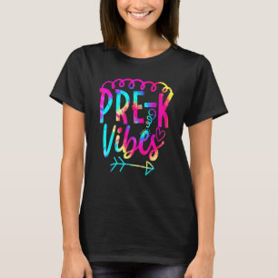Vor-K Vibes zurück zum Lehrer für Gefärbte Krawatt T-Shirt