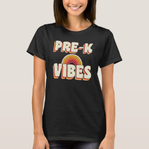 Vor K Vibes Zurück zur Schule 7. Klasse Lehrer T-Shirt
