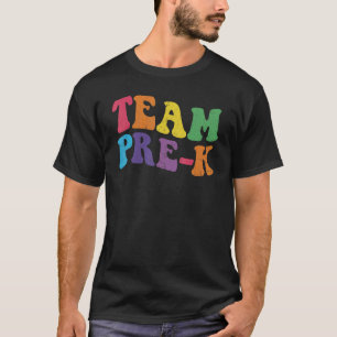 Vor-K-Vorschullehrer-Team zurück zum Schulleiter T-Shirt