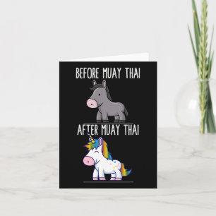 Vor Muay Thai Unicorn Kämpfen Boxing Karte