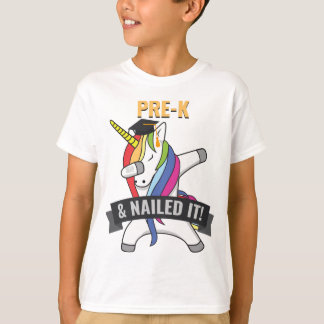 VOR nagelte K es Unicorn-betupfender Abschluss T-Shirt
