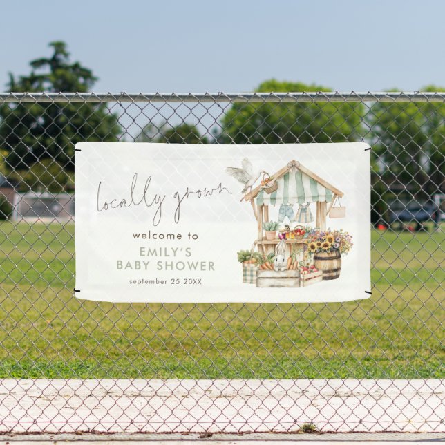 Vor Ort angelegte Baby-Dusche Banner (Insitu)