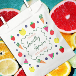 Vor Ort gebaute Baby-Dusche auf dem Bauernmarkt Geschenktütchen